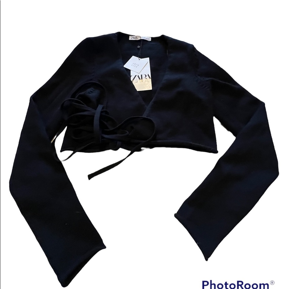 Zara wrap sweater